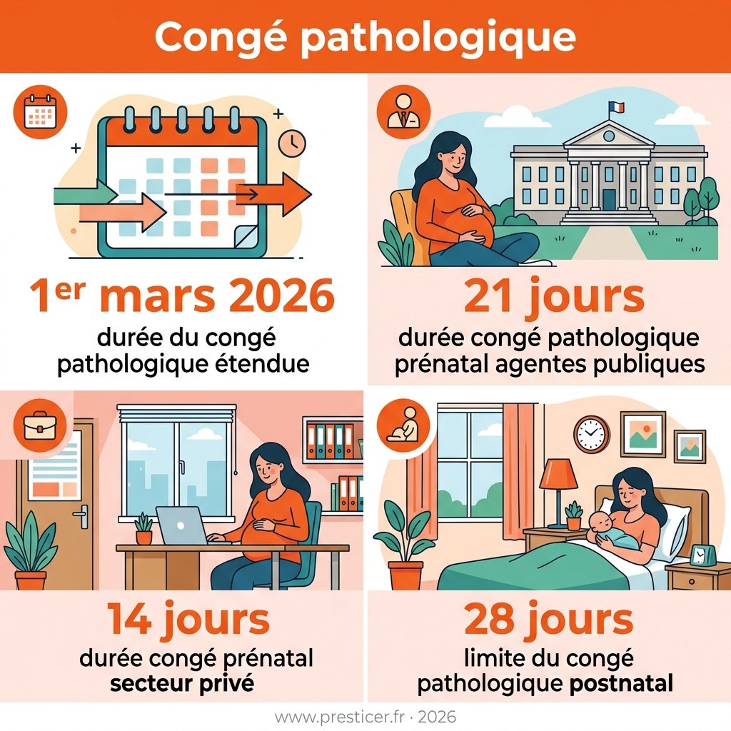 Infographie — congé pathologique