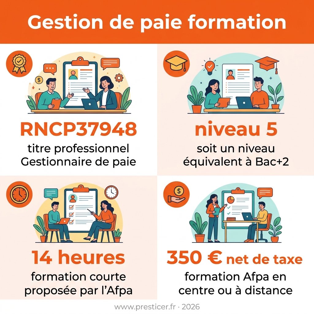 Infographie — gestion de paie formation